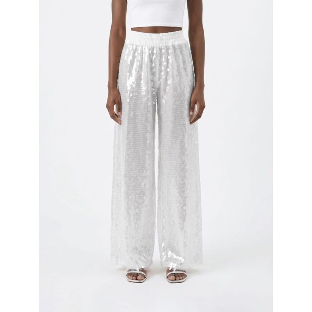 Norma Kamali Women Norma Kamali Sequin Palazzo Pants